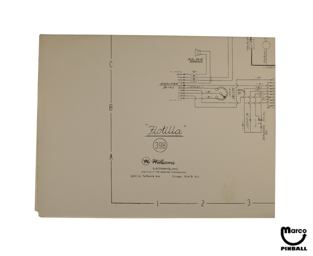 FLOTILLA (Williams) Schematic