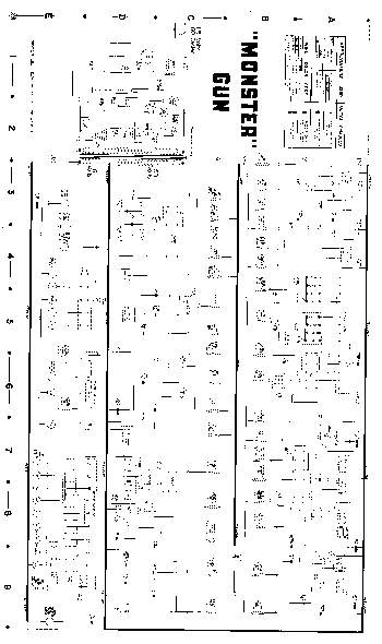 MONSTER GUN (Midway) Schematic