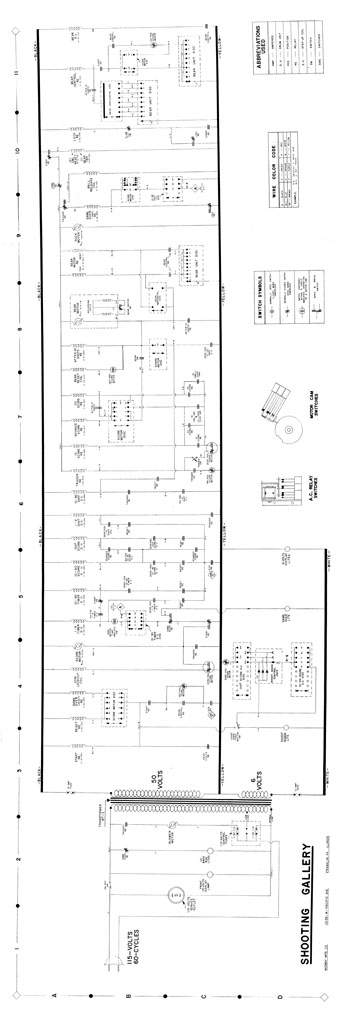 SHOOTING GALLERY (Midway) Schematic