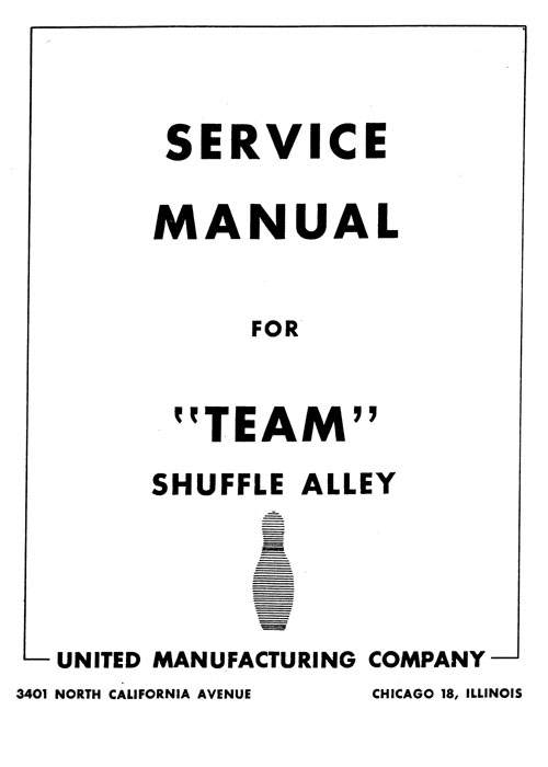 TEAM Shuffle Alley (United) Manual