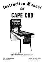 CAPE COD SHUFFLE (United) Manual & Schem