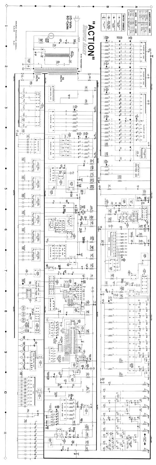 ADVANCE SHUFFLE ALLEY (United) Schematic