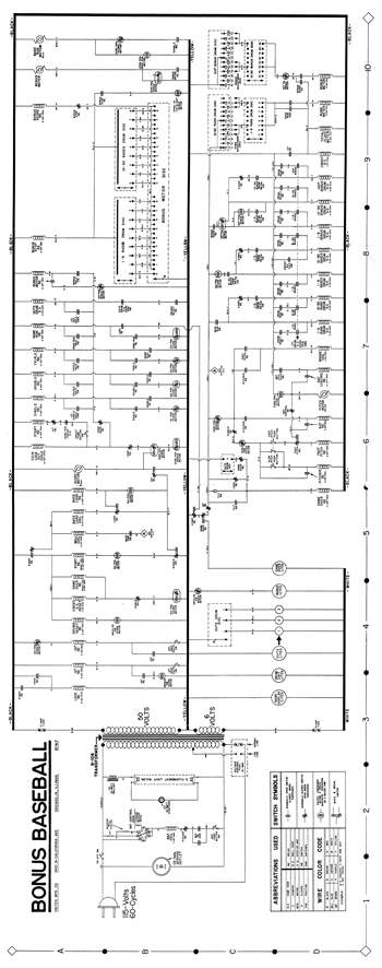 BONUS BASEBALL (United) Schematic
