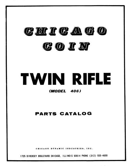 TWIN RIFLE (Chicago Coin) Manual/Schem.