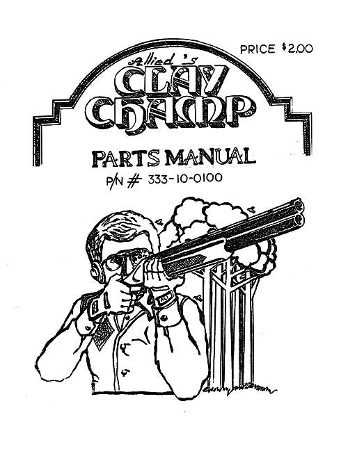 CLAY CHAMP (Allied Leisure) Manual