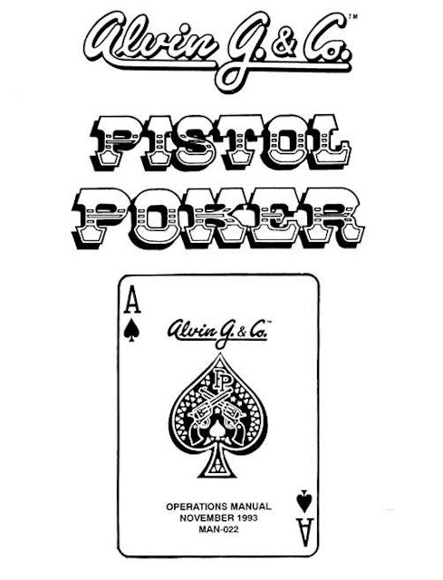 PISTOL POKER (Alvin G) Manual