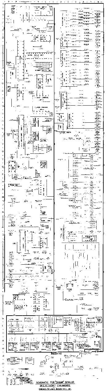 CHAMP BOWLER (Chicago Coin) Schematic