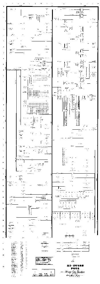 HI SCORE POOL (Chicago Coin) Schematic
