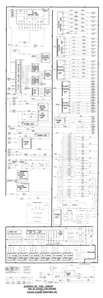KING BOWLER (Chicago Coin) Schematic