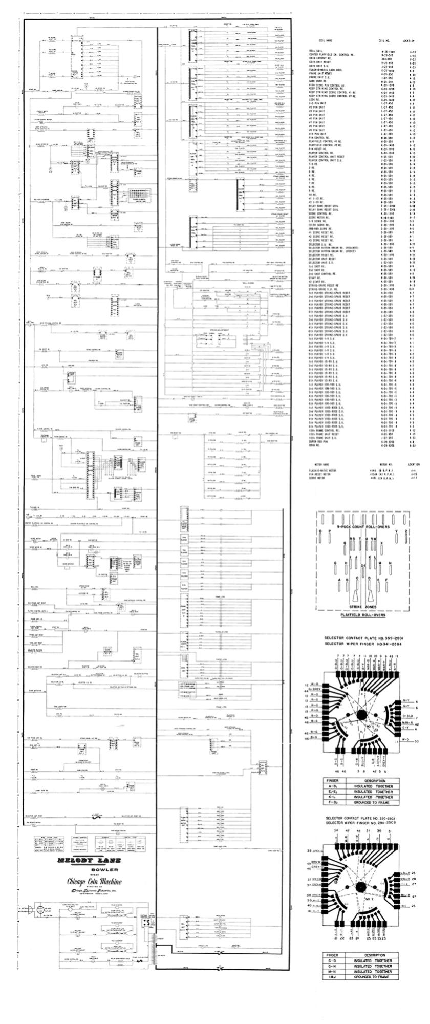 MELODY LANE BOWLER (CCM) Schematic