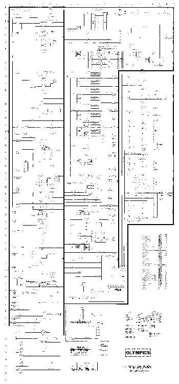 OLYMPICS (Chicago Coin) Schematic