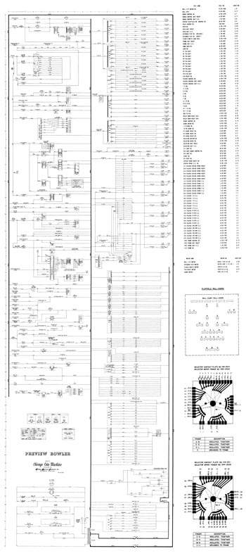 PREVIEW BOWLER (Chicago Coin) Schematic