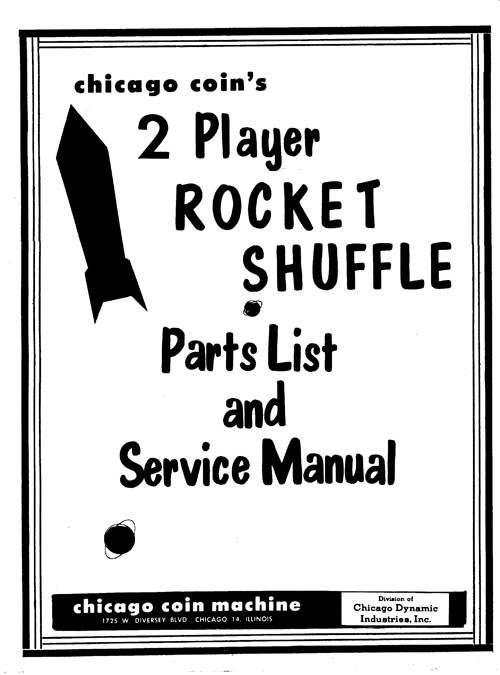 ROCKET SHUFFLE 2 Player (CCM) Manual +