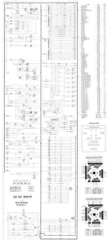 TOP HAT BOWLER (Chicago Coin) Schematic