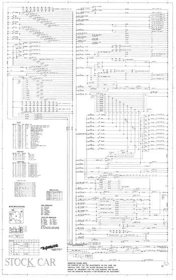 STOCK CAR (Gottlieb) Schematic