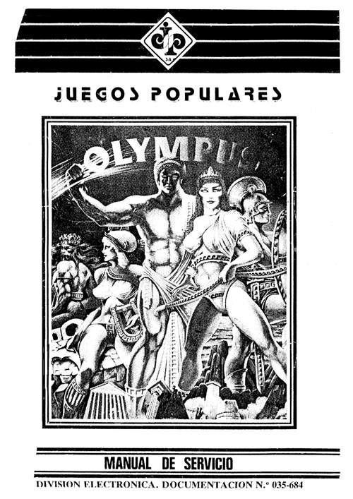 OLYMPUS (Juegos) Manual & Schematic