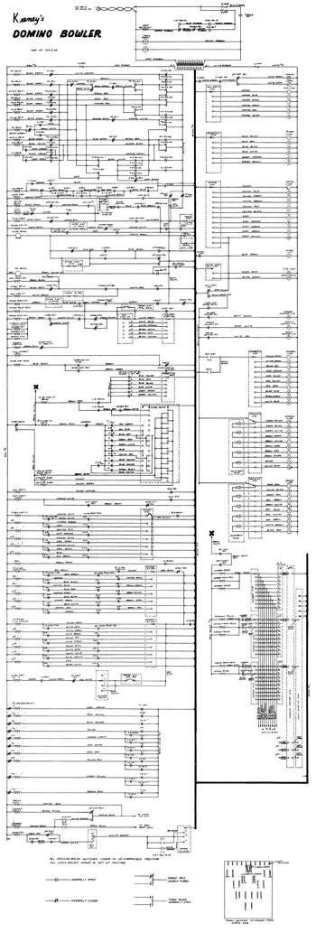 DOC2225 - DOMINO BOWLER (Keeney) Schematic - Marco Specialties