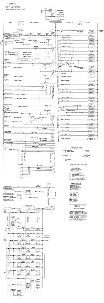RED ARROW (Keeney) Schematic
