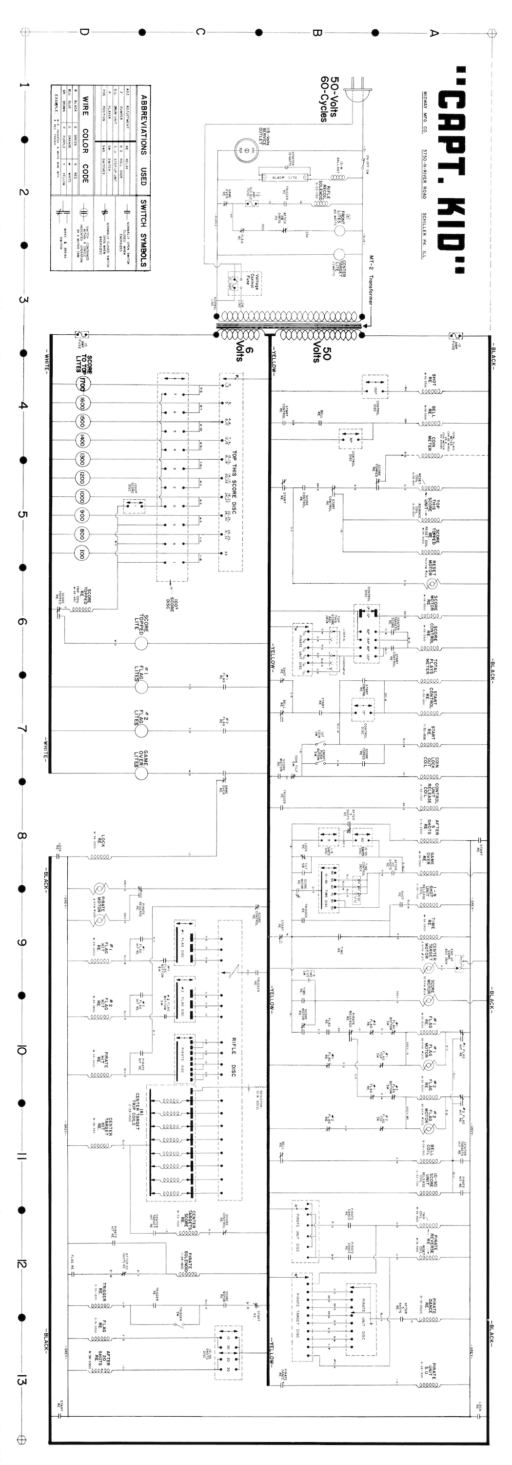 CAPT KID (Midway) Schematic