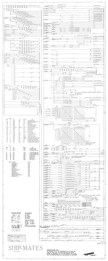 SHIP MATES (Gottlieb) Schematic