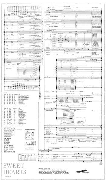 SWEET HEARTS (Gottlieb 1962) Schematic