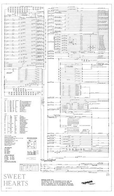 SWEET HEARTS (Gottlieb 1962) Schematic
