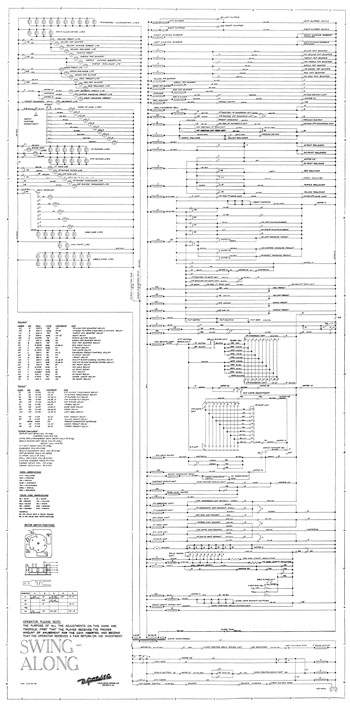 SWING ALONG (Gottlieb 1962) Schematic