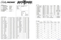MOTORDOME (Bally) Backbox Tech Chart