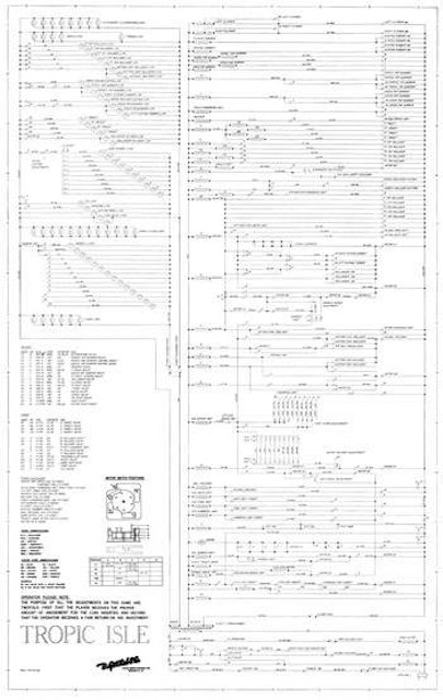 TROPIC ISLE (Gottlieb) Schematic
