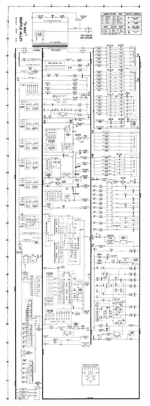 shemaページ DOC2381 - 3-WAY SHUFFLE ALLEY (United) Schematic - Marco