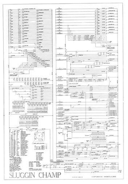SLUGGIN CHAMP (Gottlieb) Schematic