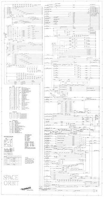 SPACE ORBIT (Gottlieb) Schematic