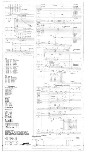 SUPER CIRCUS (Gottlieb 1957) Schematic