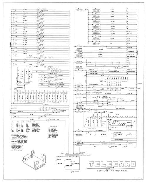 DOC2398 - TELECARD (Gottlieb) Schematic - Marco Specialties
