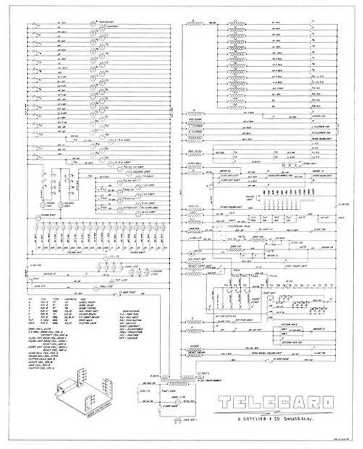 TELECARD (Gottlieb) Schematic