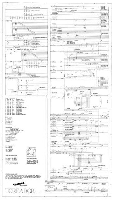 TOREADOR (Gottlieb) Schematic