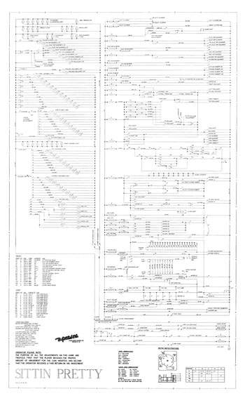 SITTIN PRETTY (Gottlieb 1958) Schematic