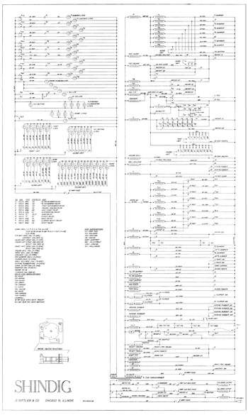 SHINDIG (Gottlieb 1953) Schematic