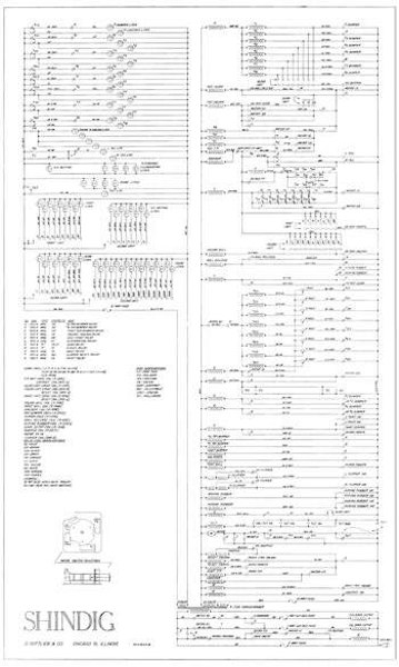 DOC2413 - SHINDIG (Gottlieb 1953) Schematic - Marco Specialties Pinball ...