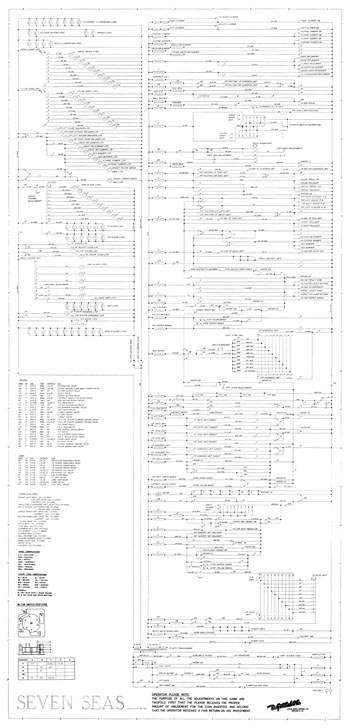 SEVEN SEAS (Gottlieb 1959) Schematic