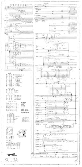 SCUBA (Gottlieb 1970) Schematic