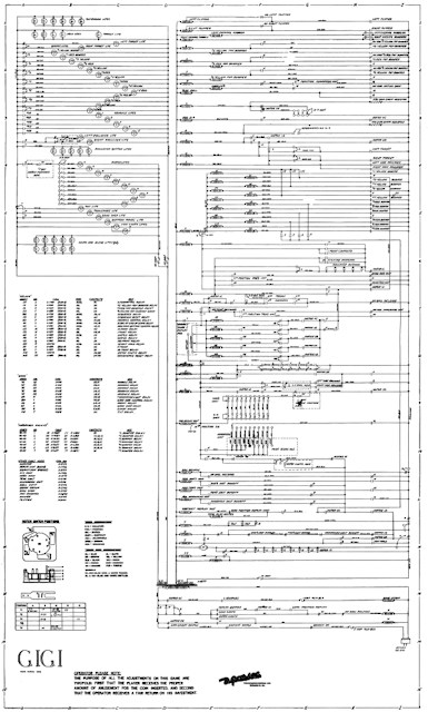 GIGI (Gottlieb) Schematic