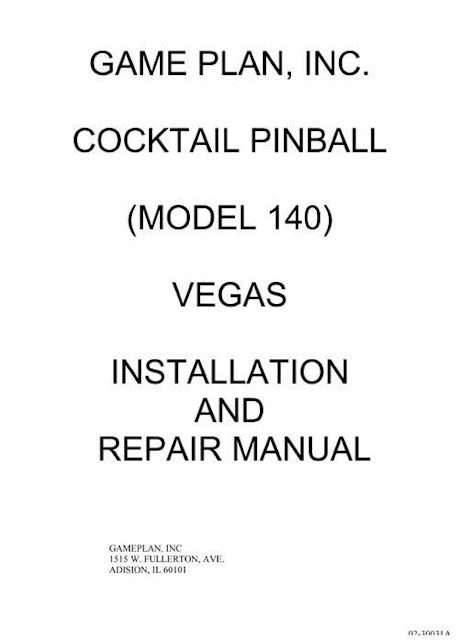 VEGAS (Game Plan) Manual