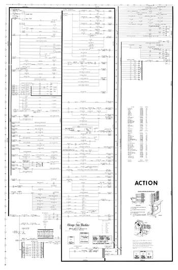 ACTION (Chicago Coin 1969) Schematic