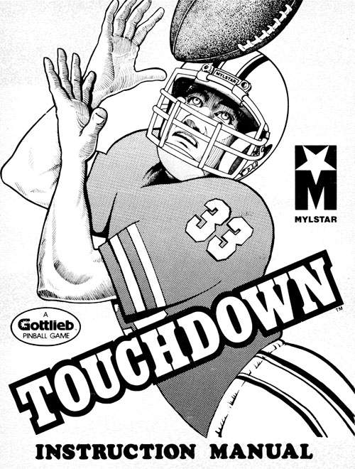 TOUCHDOWN (Gottlieb) Manual & Schematic