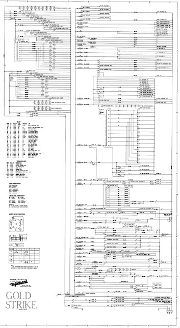GOLD STRIKE (Gottlieb) Schematic