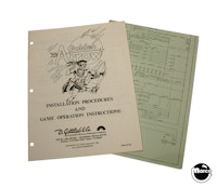 GOLDEN ARROW (Gottlieb) Manual/Schematic