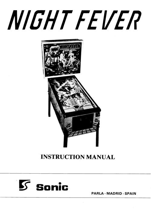 NIGHT FEVER (Sonic) Manual & Schematic