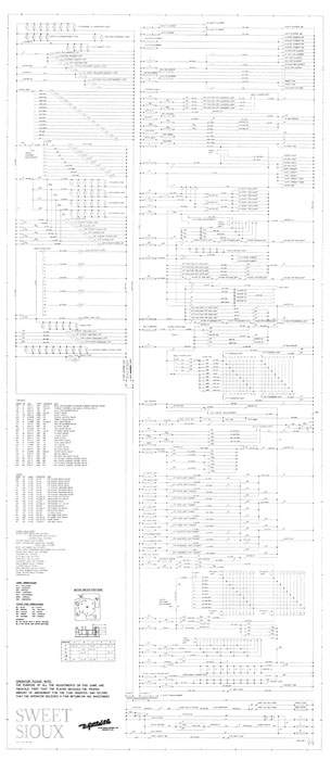 SWEET SIOUX (Gottlieb) Schematic