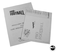 PRO FOOTBALL (Gottlieb) Manual & Schematic
